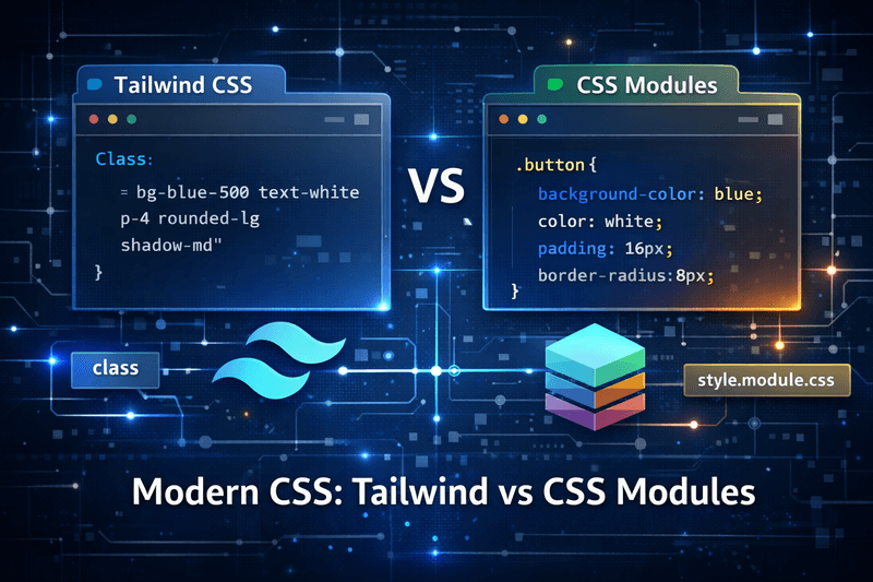 Modern CSS: Tailwind vs CSS Modules