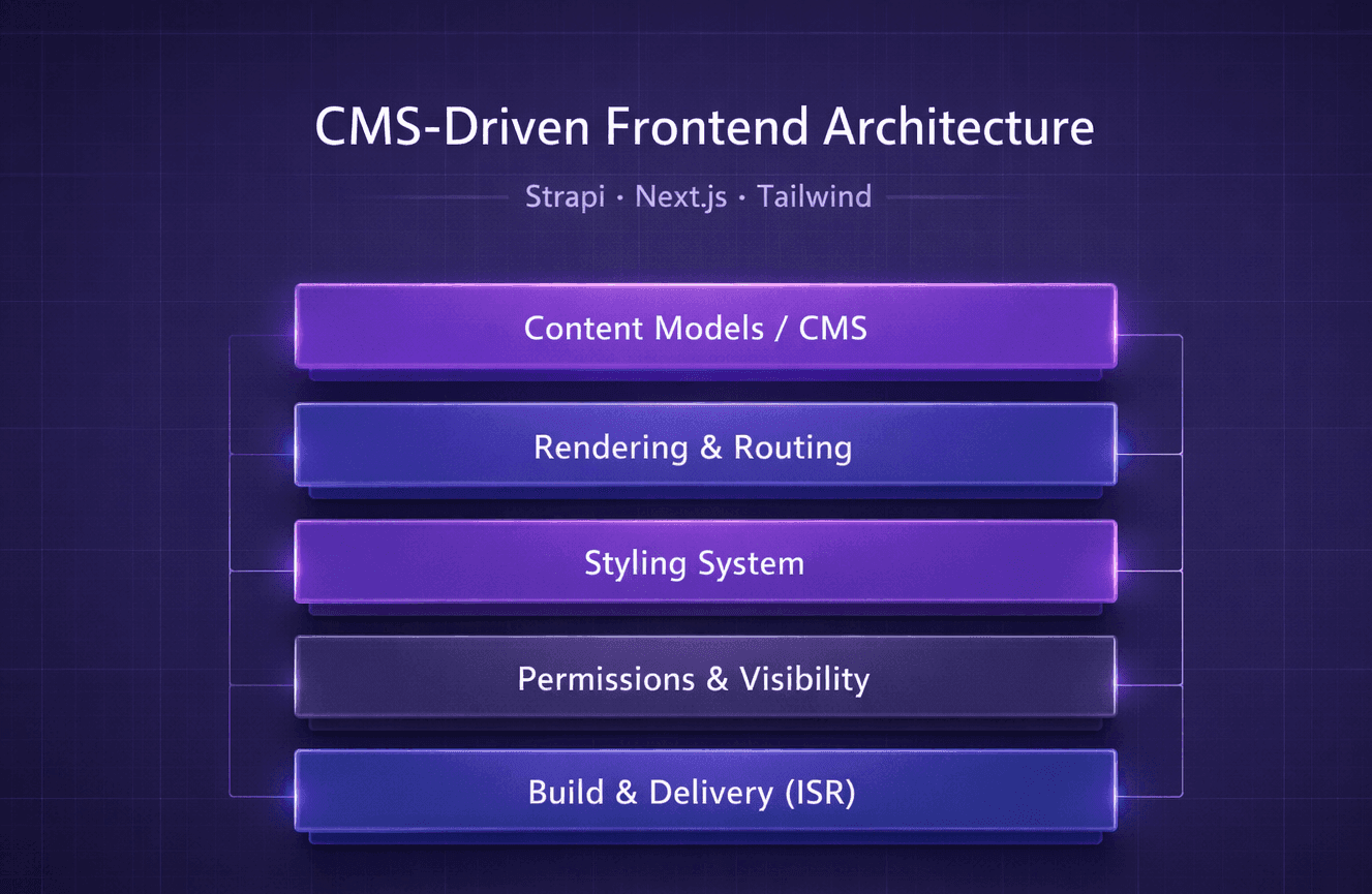 What Building with Strapi Taught Me About CMS‑Driven Frontend Architecture
